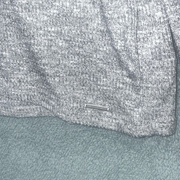 Calvin Klein Womens Top Extra Large Grey Mock Neck Minimalist Capsule Classic - Picture 7 of 8